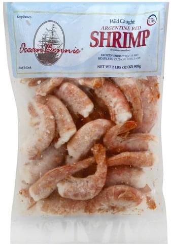 Ocean Bonnie Argentine Red Size U 15 Shrimp 32 Oz Nutrition Information Innit