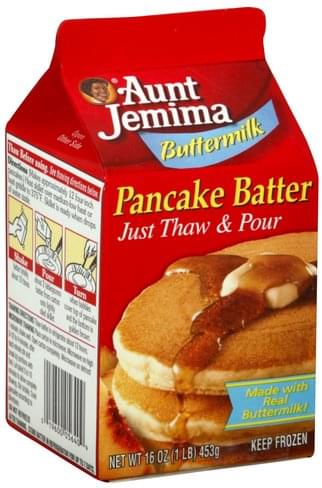 Aunt Jemima Buttermilk Pancake Batter - 16 oz, Nutrition Information | Innit