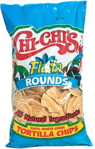 Chi Chi S Fiesta Rounds White Corn Tortilla Chips 19 Oz Nutrition Information Innit