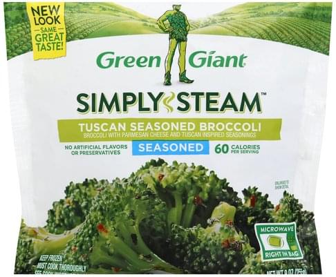 Green Giant Tuscan Seasoned Broccoli - 9 oz, Nutrition Information | Innit