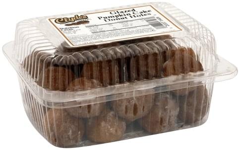 Clydes Delicious Donuts Glazed Pumpkin Cake Donut Holes - 12 oz ...