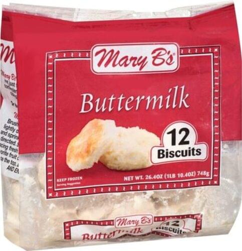 Mary B's Buttermilk Biscuits - 12, Nutrition Information | Innit