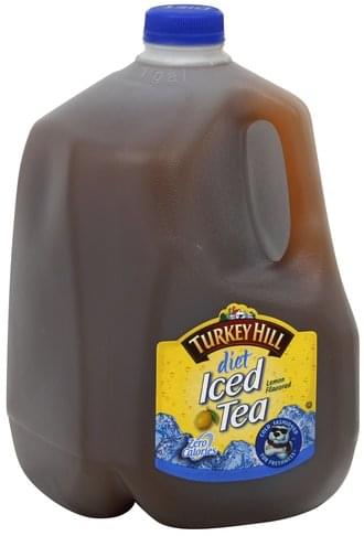 Turkey Hill Diet, Lemon Flavored Iced Tea - 1 gl, Nutrition Information ...