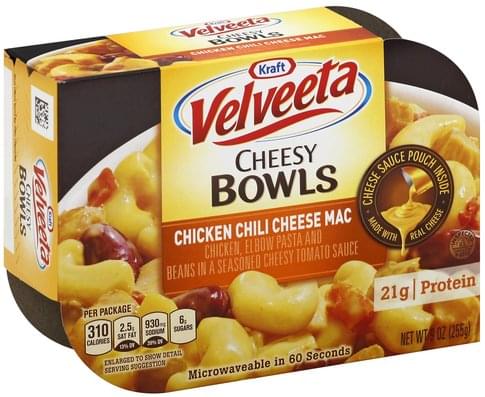 Velveeta Chicken Chili Cheese Mac - 9 Oz, Nutrition Information | Innit