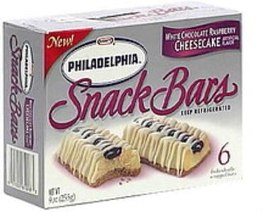 Philadelphia White Chocolate Raspberry Cheesecake Snack Bars - 9 oz ...