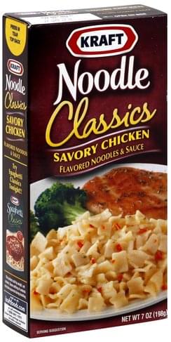 Kraft Savory Chicken Noodle Classics - 7 oz, Nutrition Information | Innit