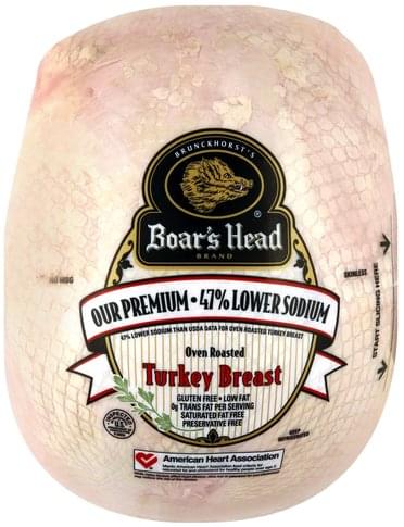 Boars Head Oven Roasted Turkey Breast - 1 ea, Nutrition Information | Innit