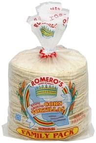 El Popocatepetl Corn, Family Pack Tortillas - 27 Oz, Nutrition 