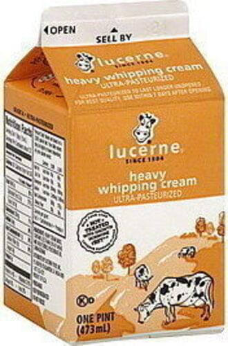 Lucerne Heavy Whipping Cream - 16 oz, Nutrition Information | Innit