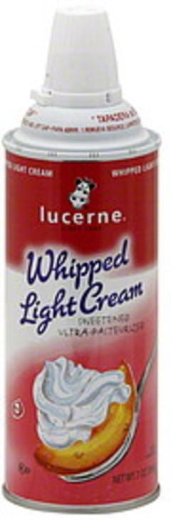 Lucerne Light Whipped Cream - 7 oz, Nutrition Information | Innit