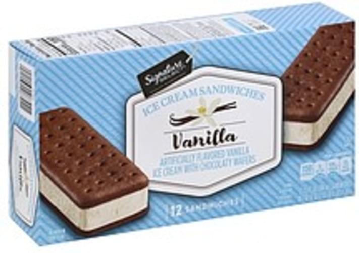 Lucerne Vanilla Flavored Ice Cream Sandwiches 12 Ea Nutrition Information Innit