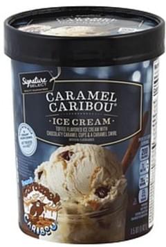 Signature Select Salted Caramel Ice Cream - 1.5 QT, Nutrition ...