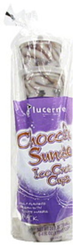 Lucerne Chocolate Sundae Ice Cream Cups 6 Ea Nutrition Information Innit