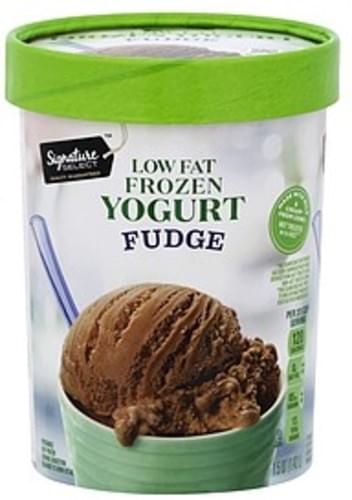 Signature Select Low Fat, Fudge Frozen Yogurt - 1.5 QT, Nutrition ...