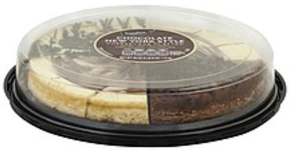 Signature Select Chocolate, New York Style Cheesecake Platter - 40 Oz 