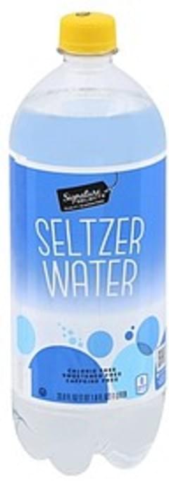 Signature Select Seltzer Water - 33.8 Oz, Nutrition Information 