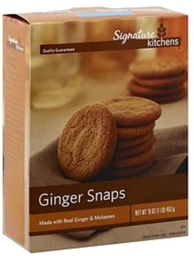 Signature Select Ginger Snaps Cookies 16 Oz Nutrition Information