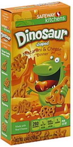 Safeway Dinosaur Shaped Macaroni & Cheese Dinner - 5.5 Oz, Nutrition 