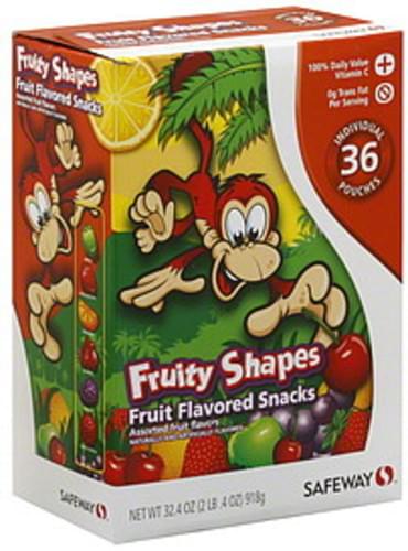 Safeway Fruity Shapes Assorted Flavors Fruit Flavored Snacks 32 4 Oz   00021130521753 CvqlrC8WhYGTAomr En US 0 S500 