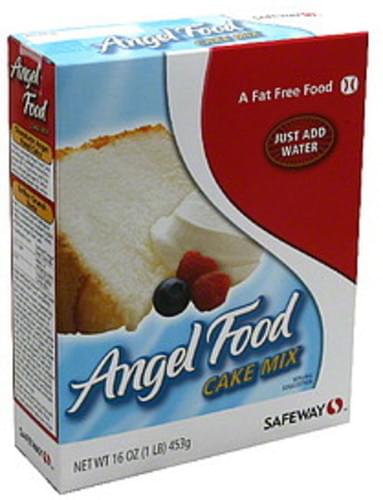 Safeway Angel Food Cake Mix - 16 oz, Nutrition Information | Innit