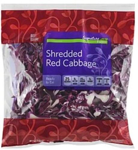 Signature Farms Shredded Red Cabbage 8 Oz Nutrition Information Innit