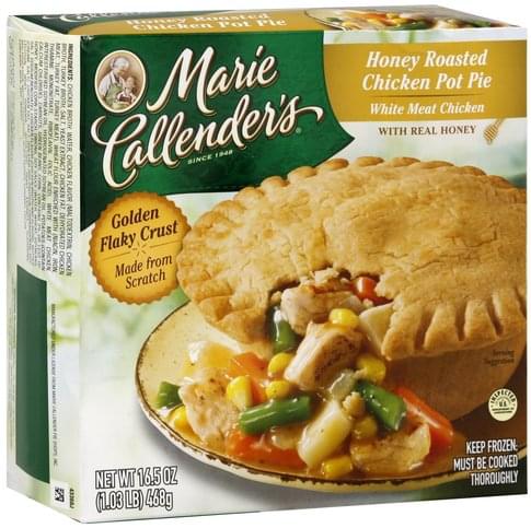 Marie Callenders Honey Roasted Chicken Pot Pie - 16.5 oz, Nutrition ...