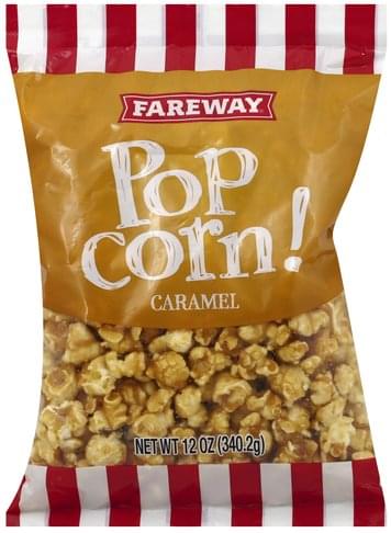 Fareway Caramel Popcorn - 12 oz, Nutrition Information | Innit