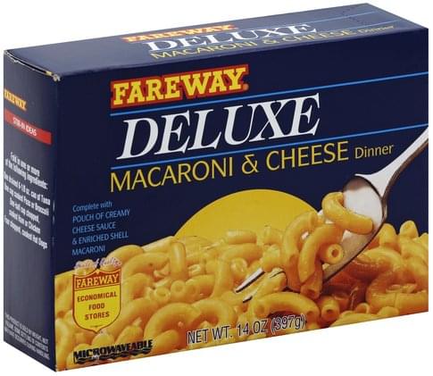 Fareway Deluxe Macaroni & Cheese Dinner - 14 Oz, Nutrition Information 