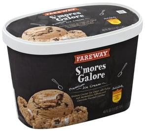 Fareway Premium, S'mores Galore Ice Cream - 48 oz, Nutrition ...