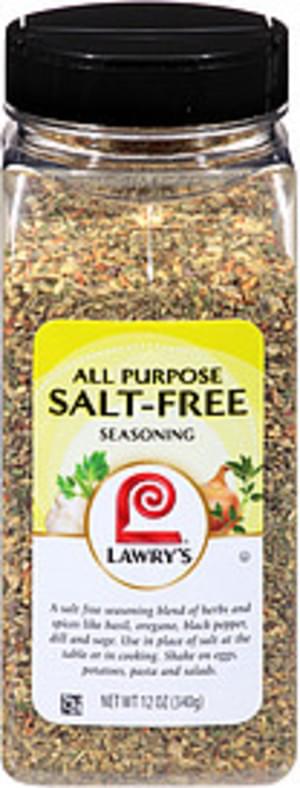 Lawrys All Purpose Salt Free Seasoning 12 Oz Nutrition Information