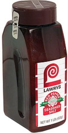 Lawry's Seasoned Salt, Red Pepper - 1 lb, Nutrition ...