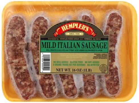 Hemplers Hot Links Sausage - 16 Oz - Vons