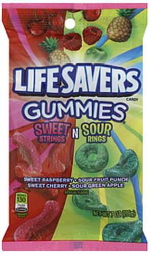 Lifesavers Sweet Strings N Sour Rings Candy 7 Oz Nutrition Information Innit