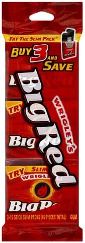 Big Red Slim Pack Gum