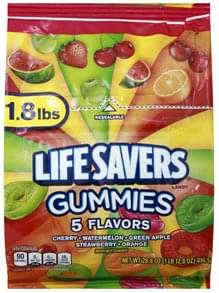 Lifesavers 5 Flavors Gummies - 28.8 oz, Nutrition Information | Innit