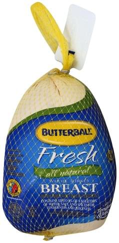 Butterball Whole Turkey, Premium Breast - 1 ea, Nutrition Information ...