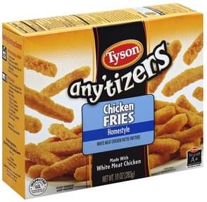 Tyson Homestyle Chicken Fries - 28.05 oz, Nutrition Information | Innit