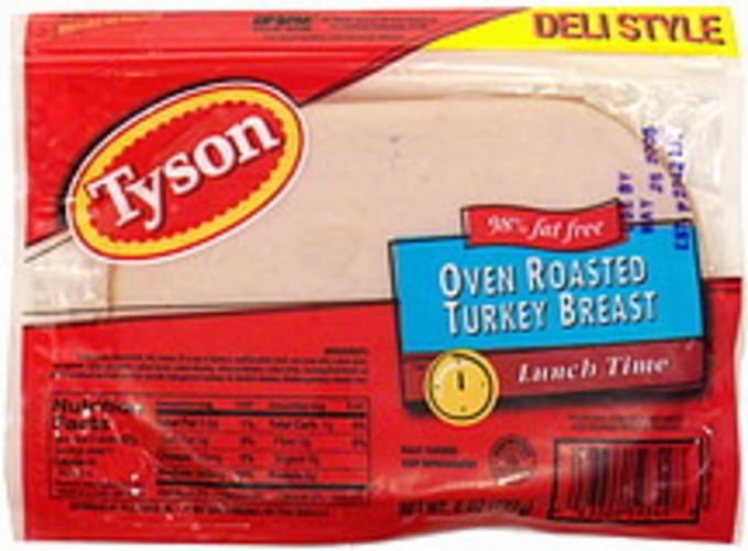 Tyson Deli Style Oven Roasted Turkey Breast - 8 Oz, Nutrition ...