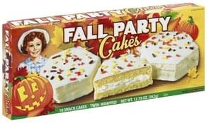 Little Debbie Fall Party Snack Cakes - 10 ea, Nutrition Information | Innit