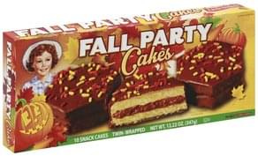 Little Debbie Fall Party Snack Cakes - 10 ea, Nutrition Information | Innit