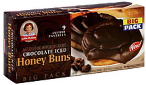 Little Debbie Chocolate Iced, Big Pack Honey Buns - 9 ea, Nutrition