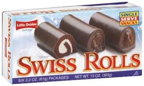 Little Debbie Swiss Rolls - 6 ea, Nutrition Information | Innit