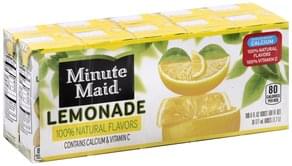 Minute Maid Lemonade - 10 ea, Nutrition Information | Innit