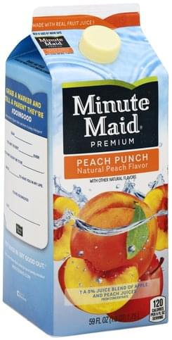 Minute Maid Peach Punch 20oz 591ml Bottle, 24 pack