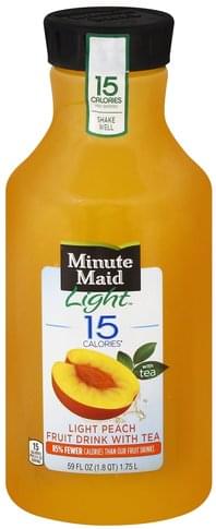 Minute Maid Fruit Drink, Peach Flavored, Search