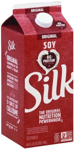 Silk Original Soymilk - 64 oz, Nutrition Information | Innit