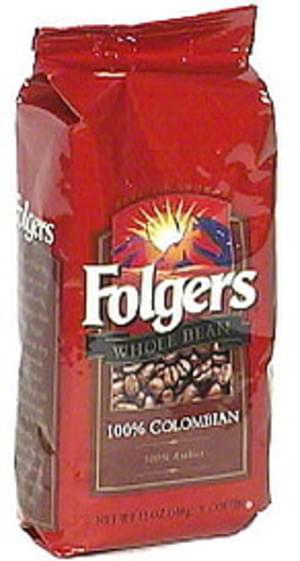 Folgers Colombian Whole Bean Coffee - 12 oz, Nutrition Information | Innit