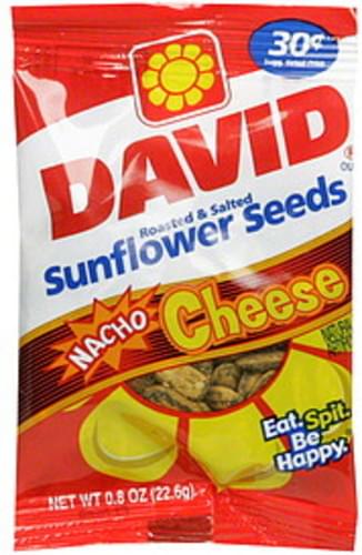 David Nacho Cheese Sunflower Seeds - 0.8 oz, Nutrition Information | Innit