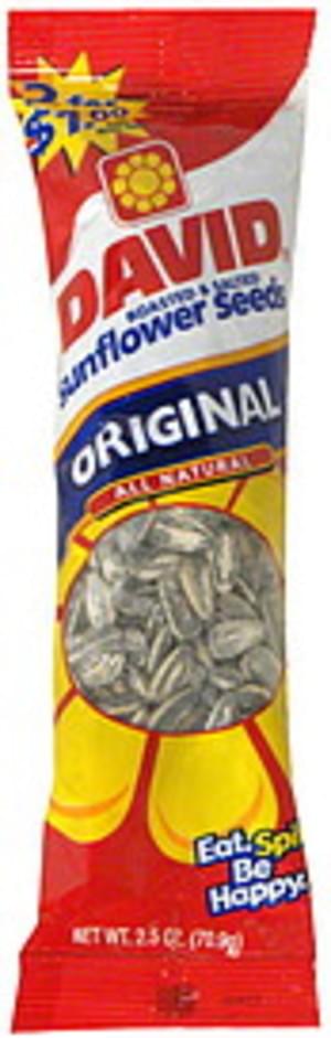 David Original Sunflower Seeds - 2.5 Oz, Nutrition Information | Innit