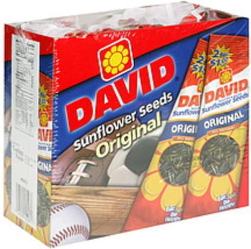 David Original Sunflower Seeds - 12 Ea, Nutrition Information | Innit